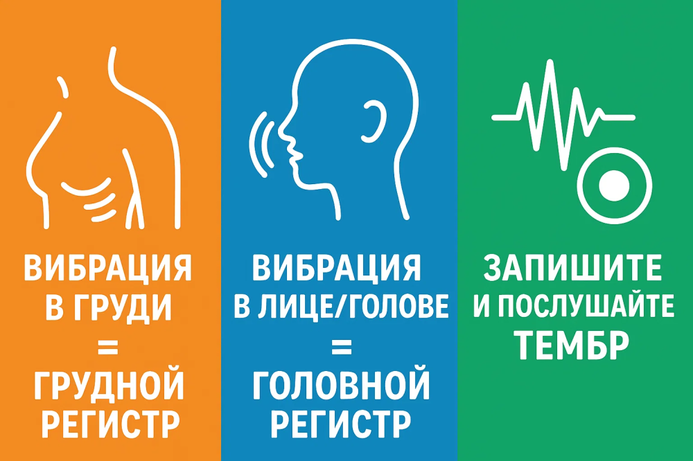 Как определить регистр своего голоса по ощущениям